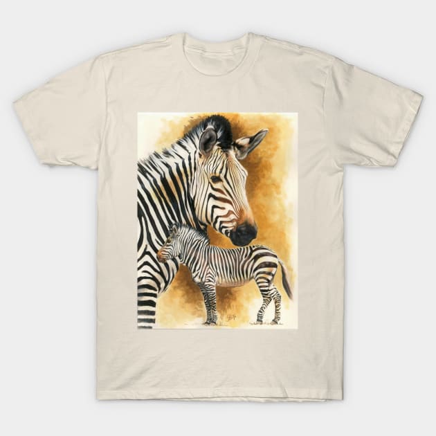 Mountain Zebra T-Shirt by BarbBarcikKeith